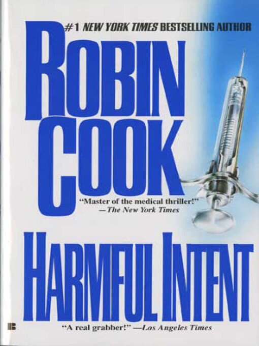 Title details for Harmful Intent by Robin Cook - Wait list
